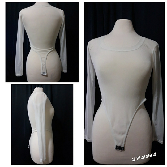 forbidden fruit swim Tops - Mesh bodysuite